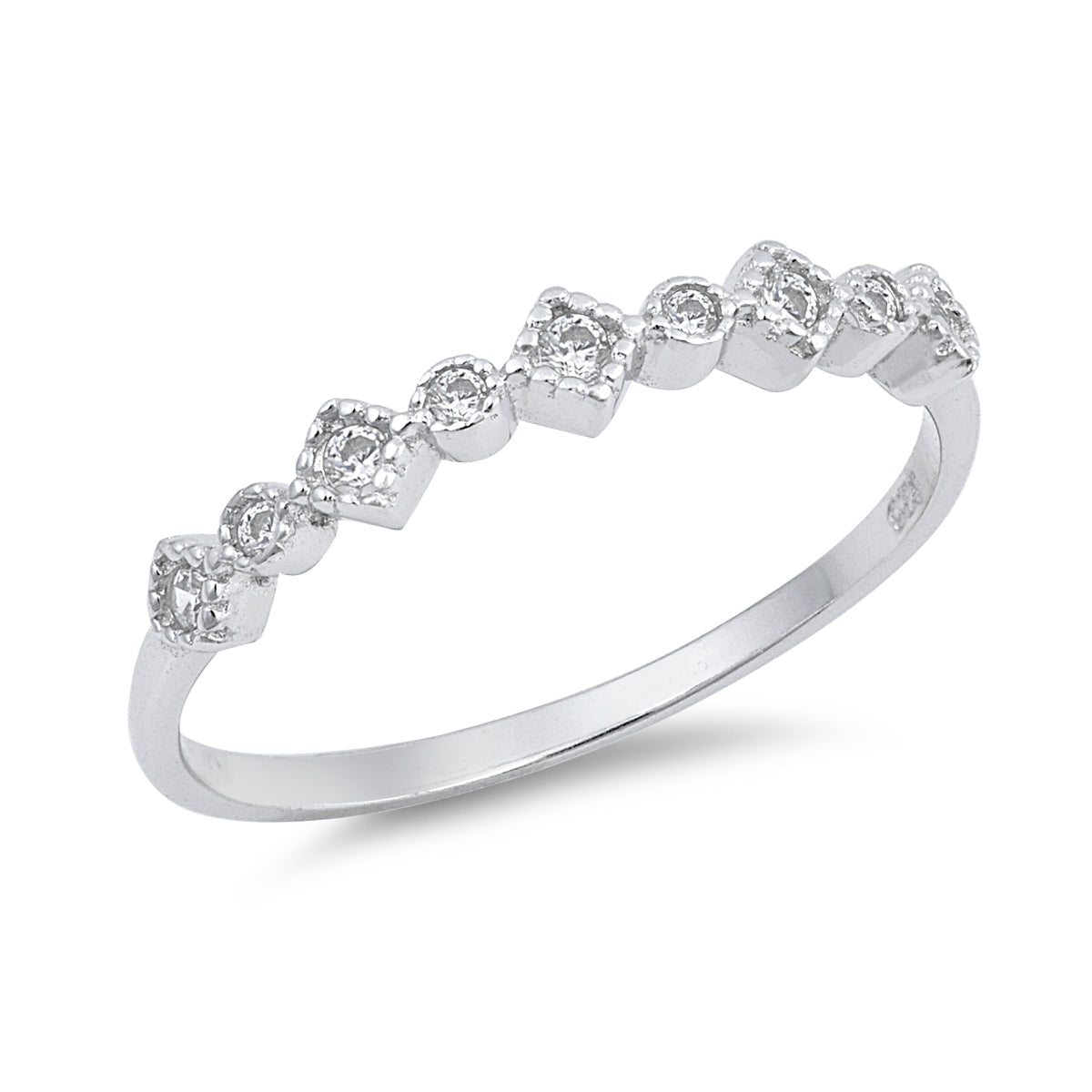 Silver CZ Ring