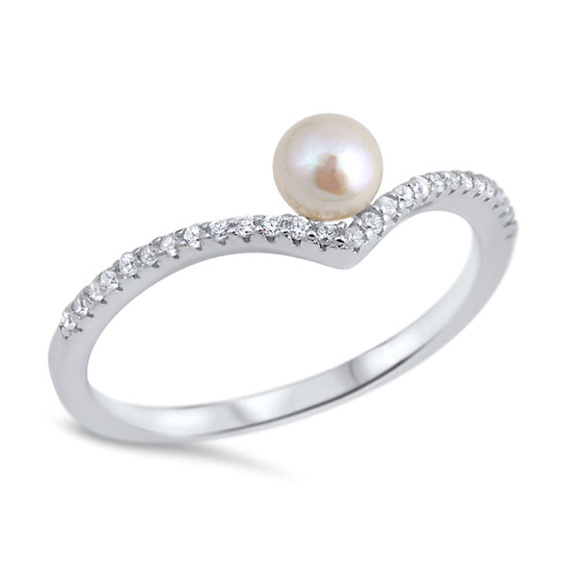 Silver CZ Ring