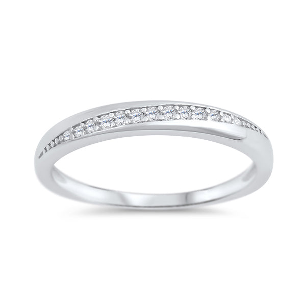 Silver CZ Ring