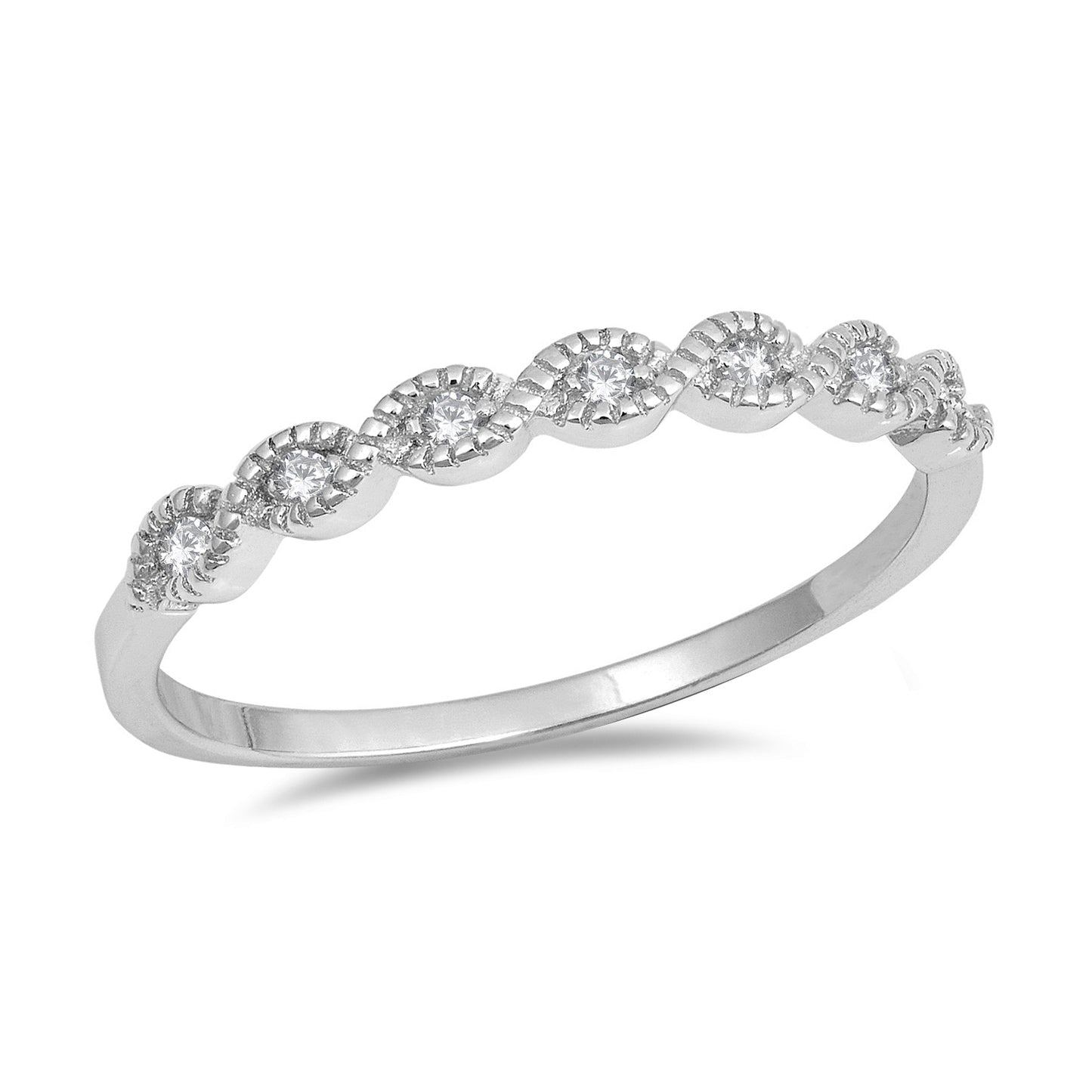 Silver CZ Ring