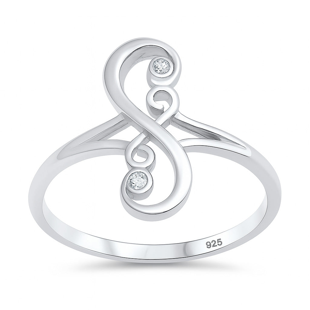 Silver CZ Ring