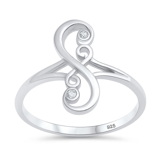 Silver CZ Ring