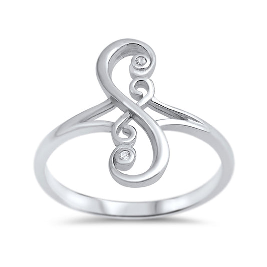 Silver CZ Ring