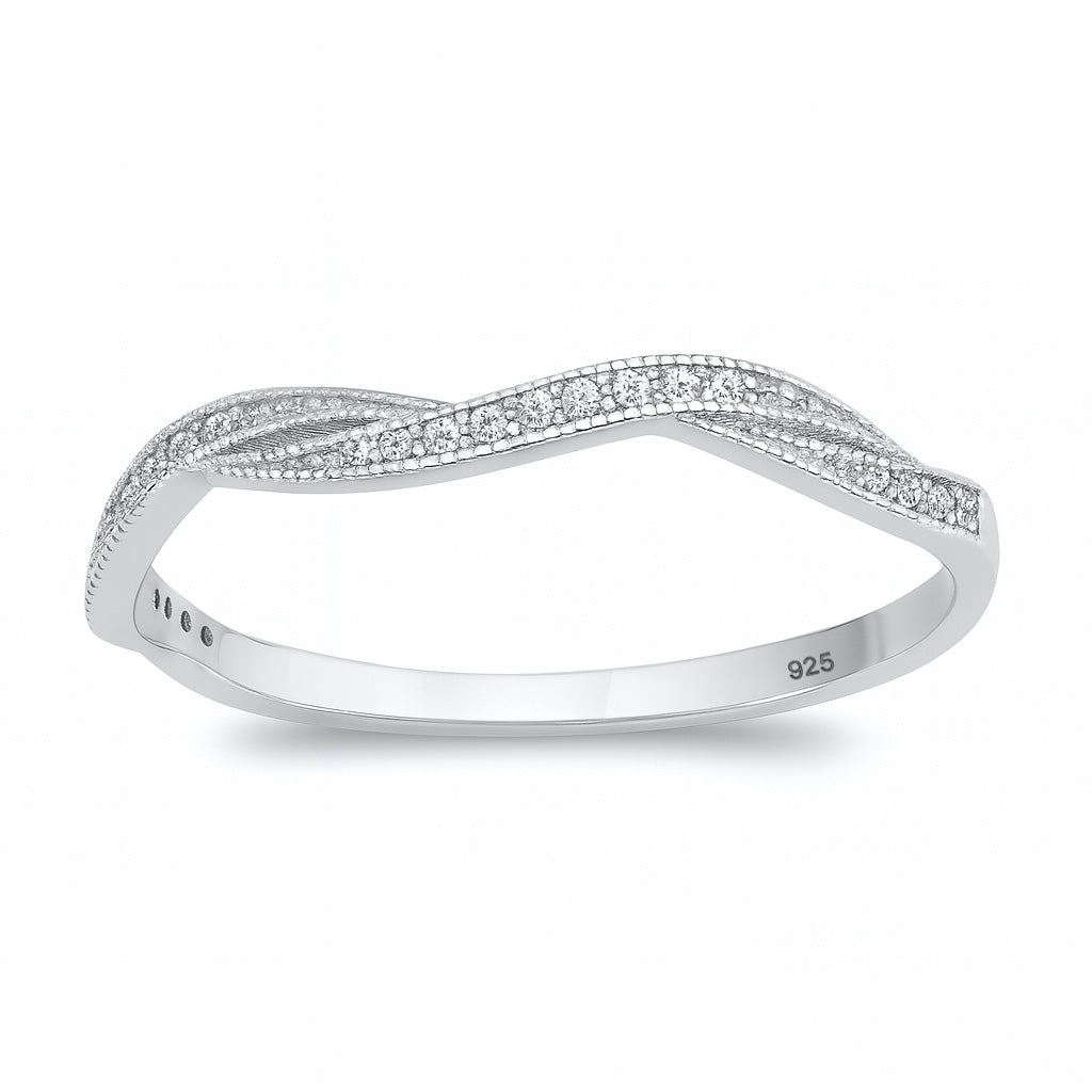Silver CZ Ring