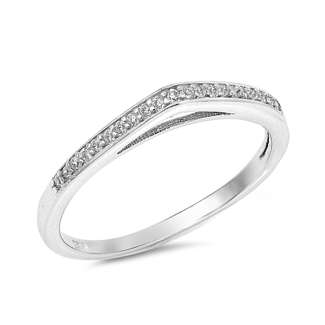 Silver CZ Ring