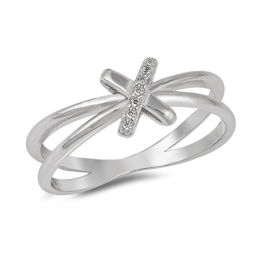 Silver Ring W/ CZ