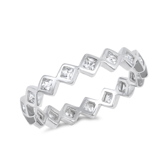 Silver CZ Ring