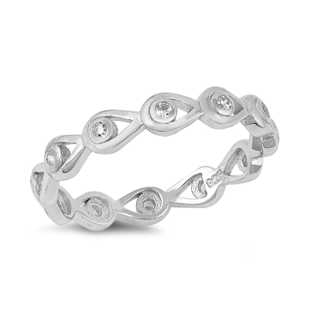 Silver CZ Ring