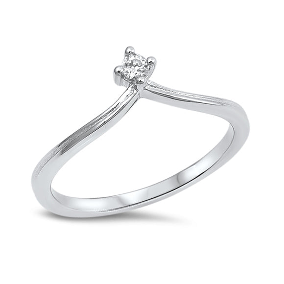Silver CZ Ring
