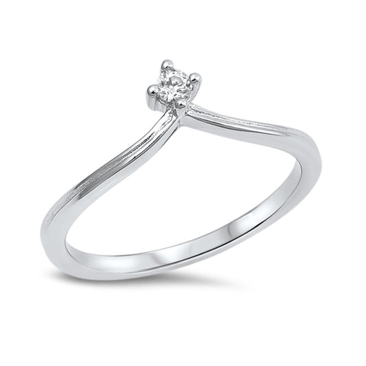 Silver CZ Ring