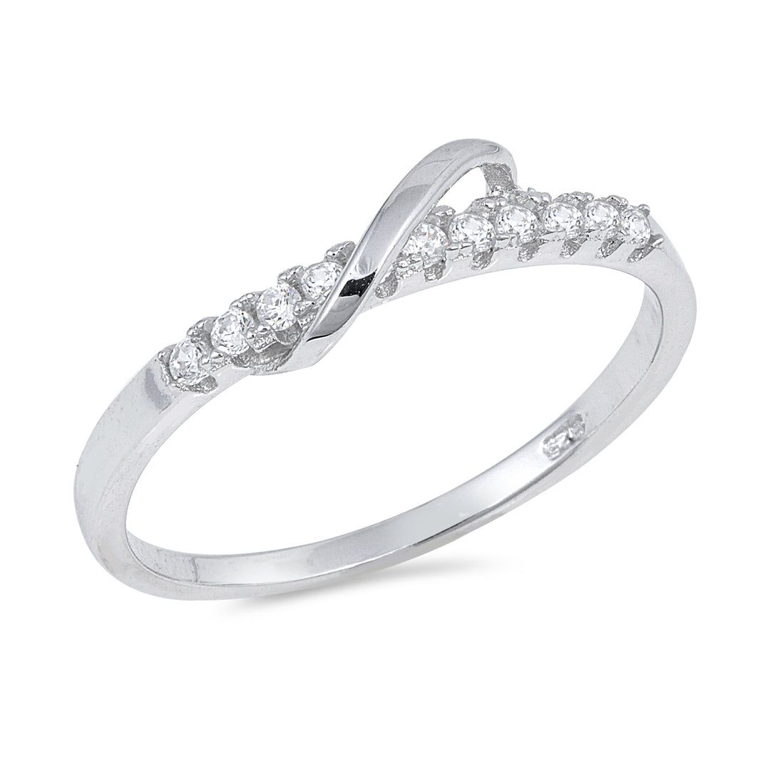 Silver Ring W/ CZ