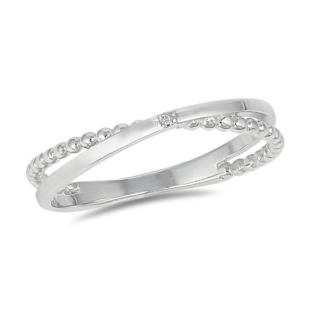 Silver CZ Ring
