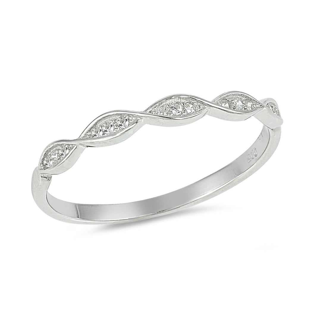 Silver CZ Ring