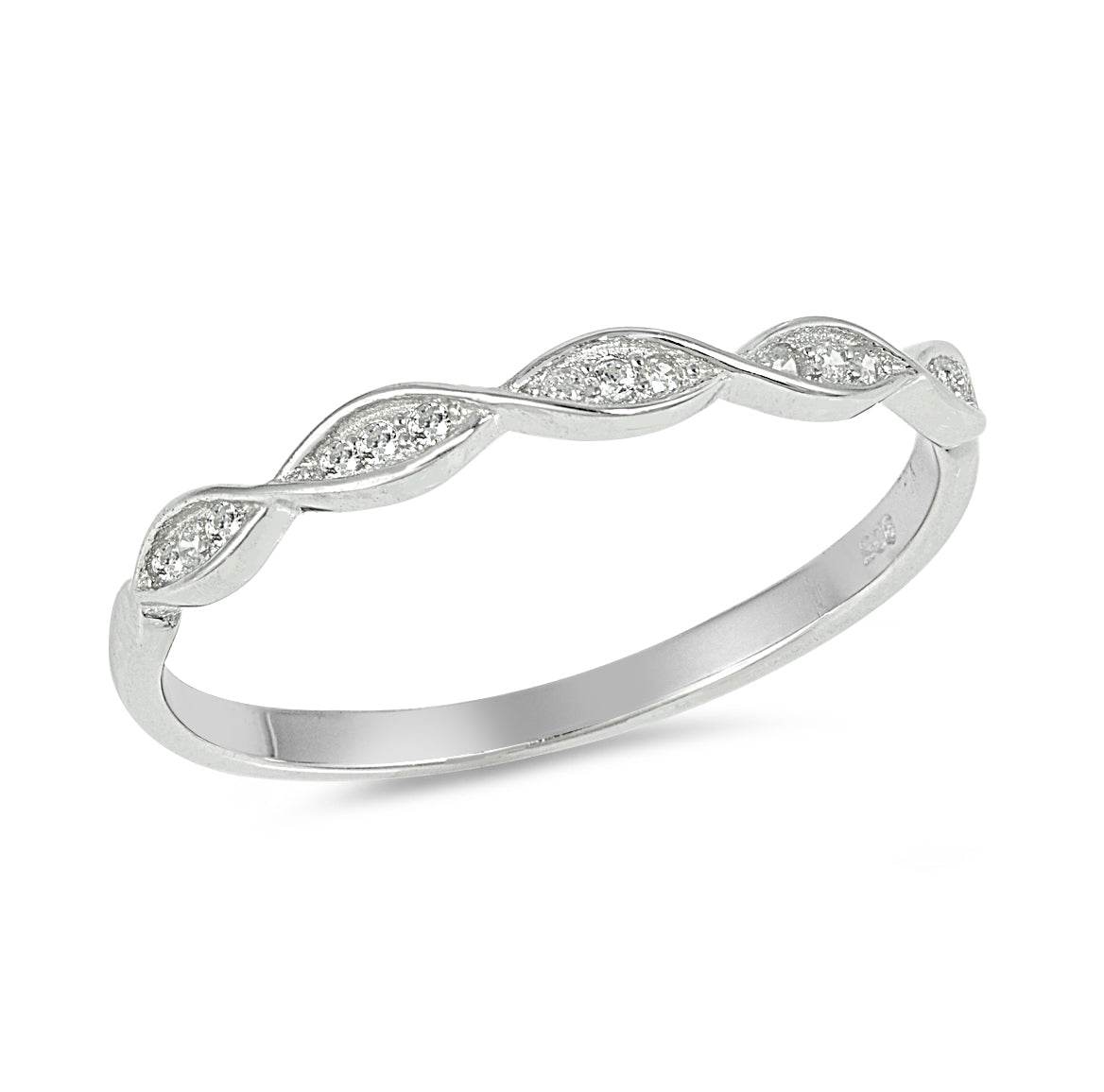Silver CZ Ring
