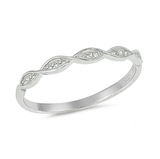 Silver CZ Ring