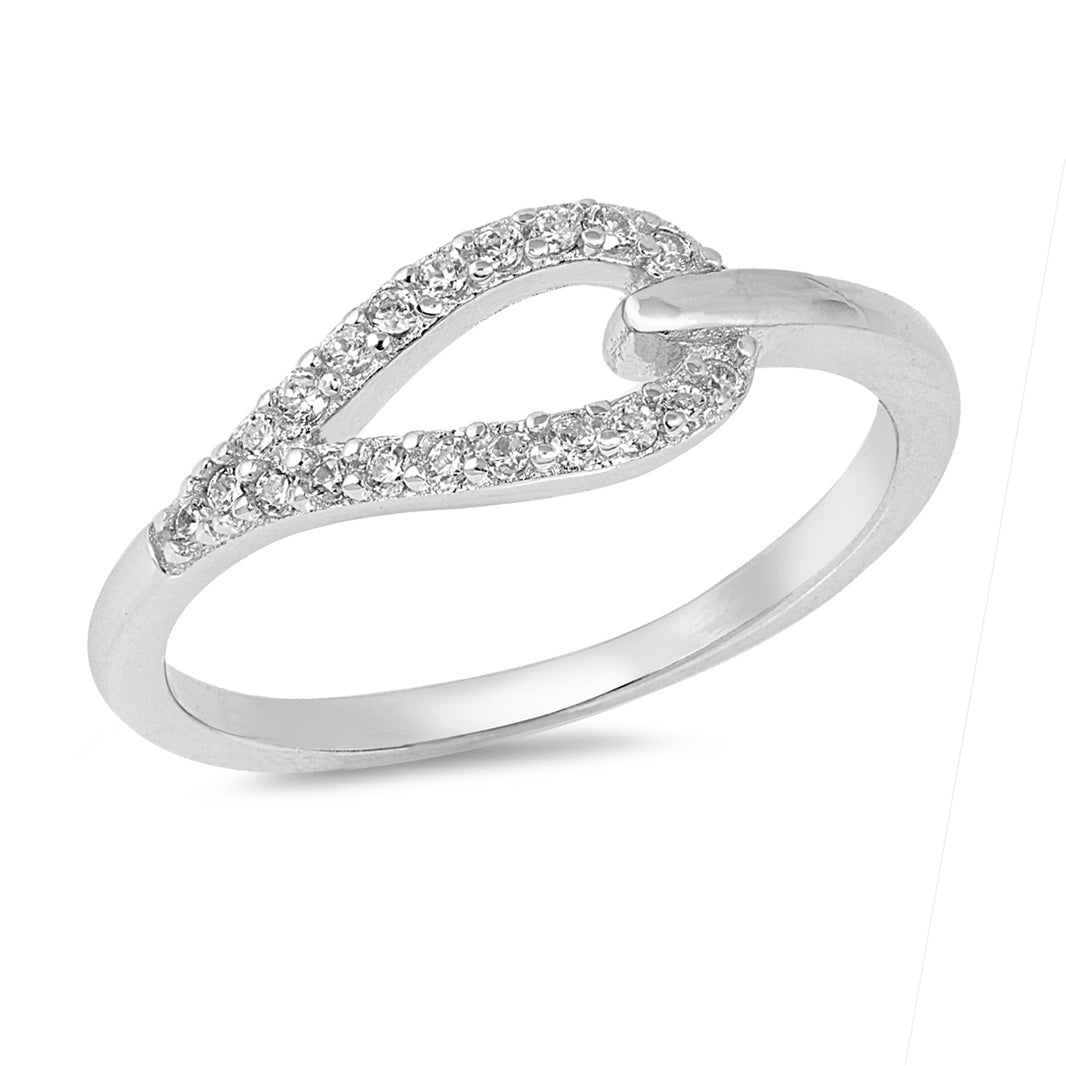 Silver Ring W/ CZ