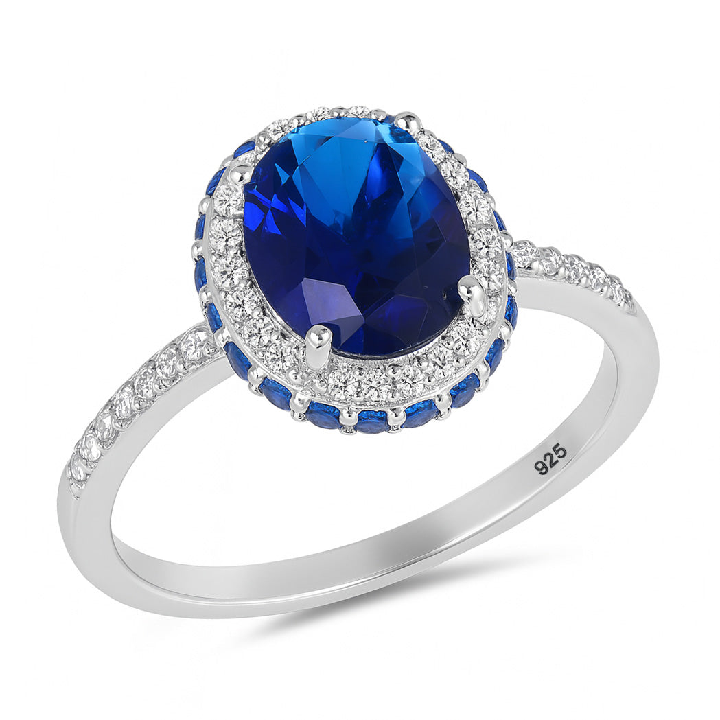 Silver Ring W/ CZ