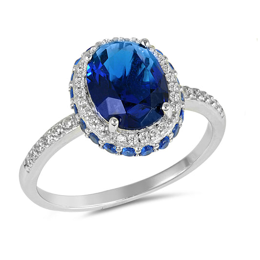 Silver Ring W/ CZ