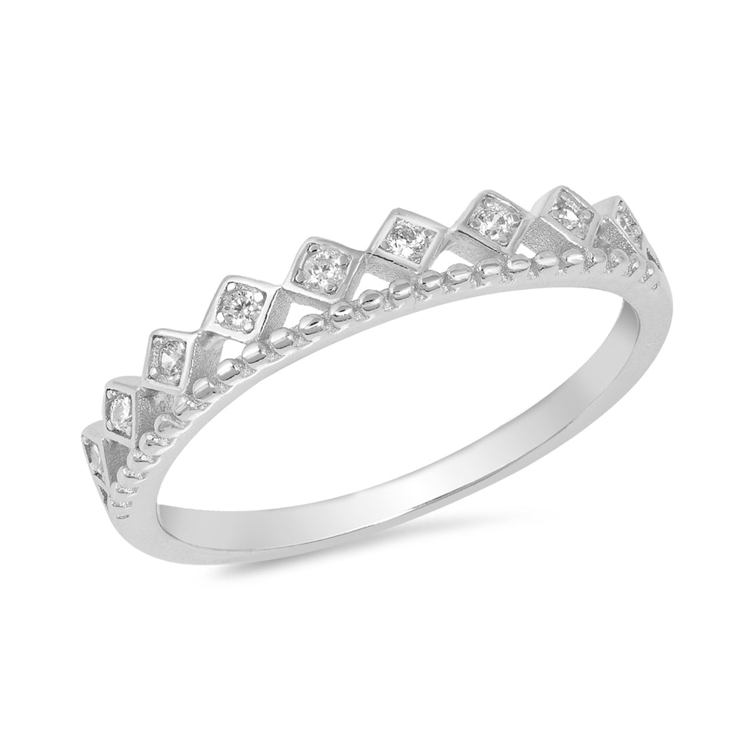 Silver CZ Ring
