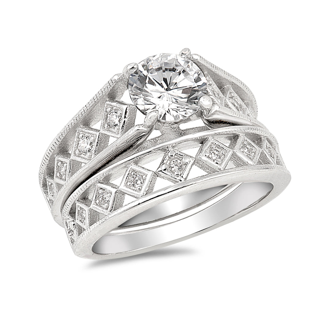 Silver CZ Ring