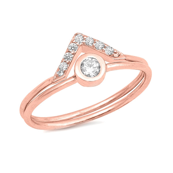 Silver Ring W/ CZ