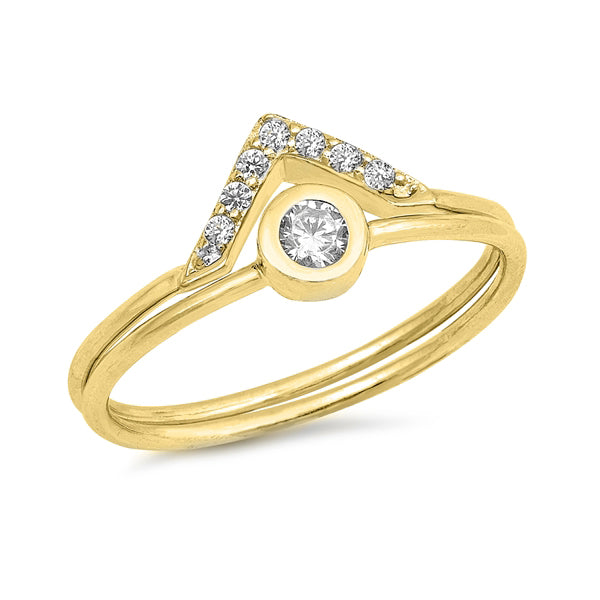 Silver Ring W/ CZ