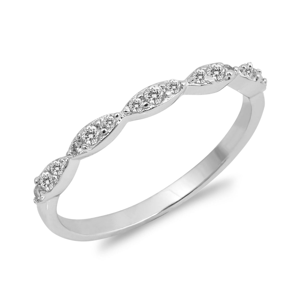 Silver CZ Ring