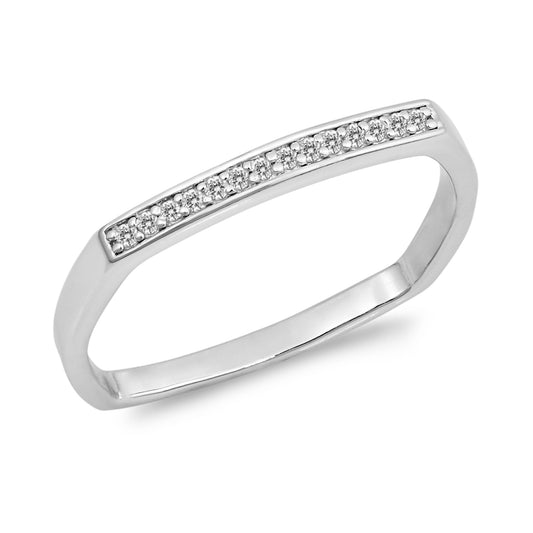 Silver CZ Ring