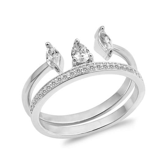 Silver CZ Ring