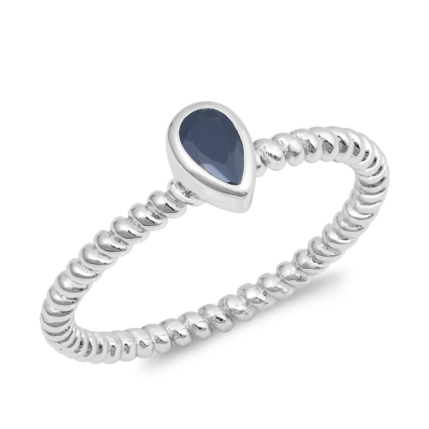 Silver CZ Ring