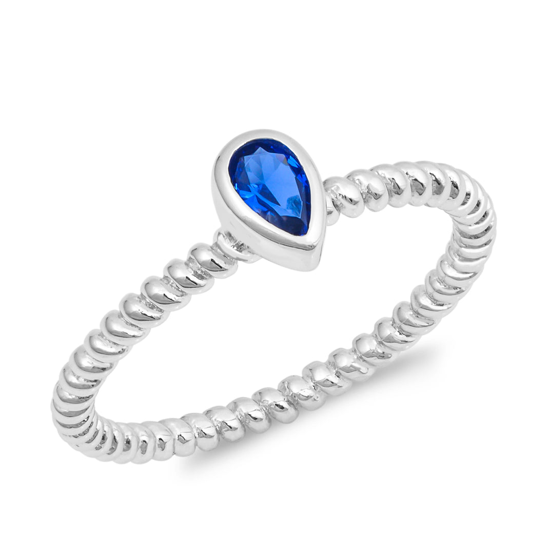 Silver CZ Ring