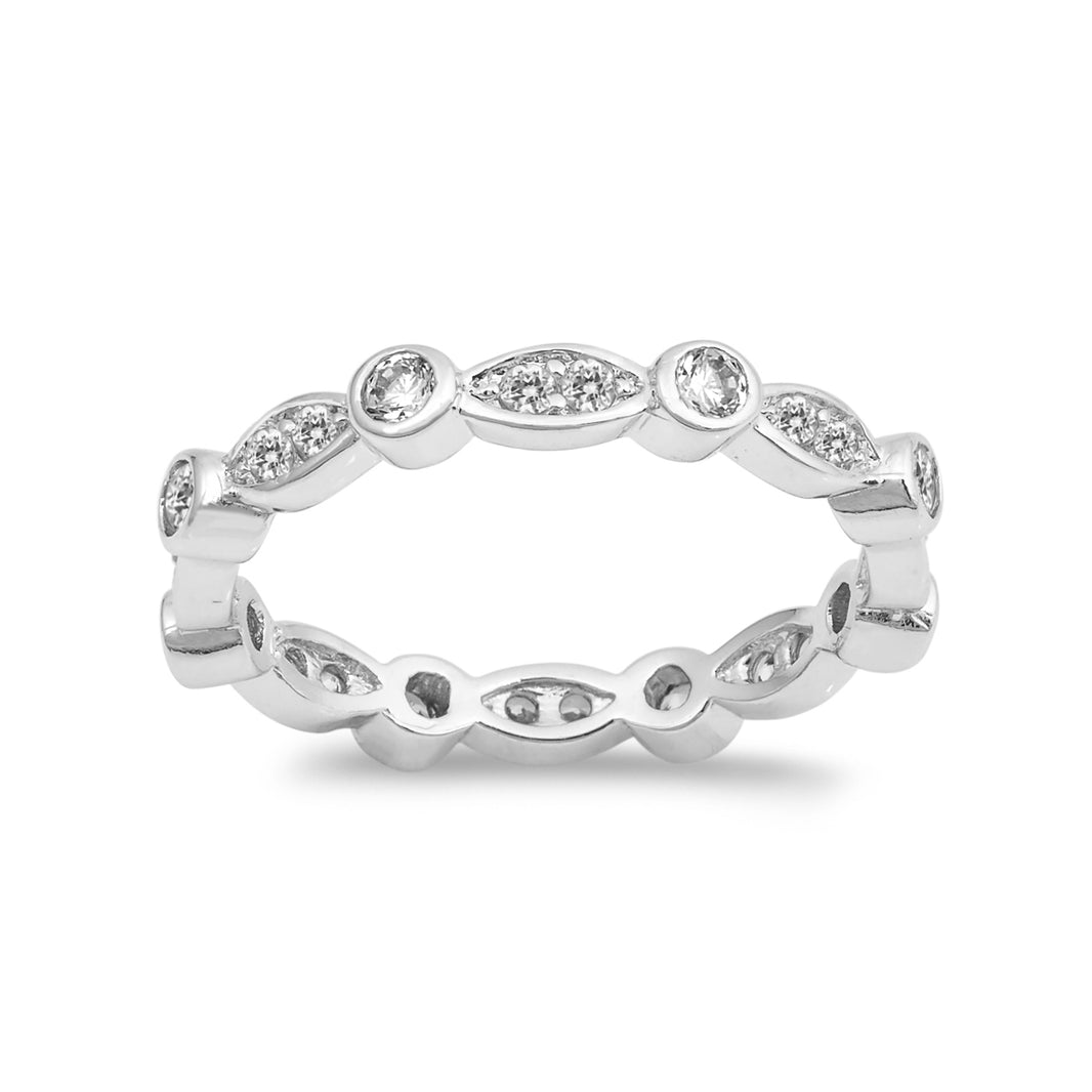 Silver CZ Ring