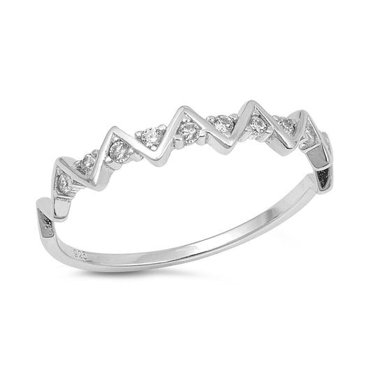 Silver CZ Ring