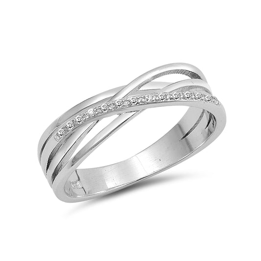Silver CZ Ring