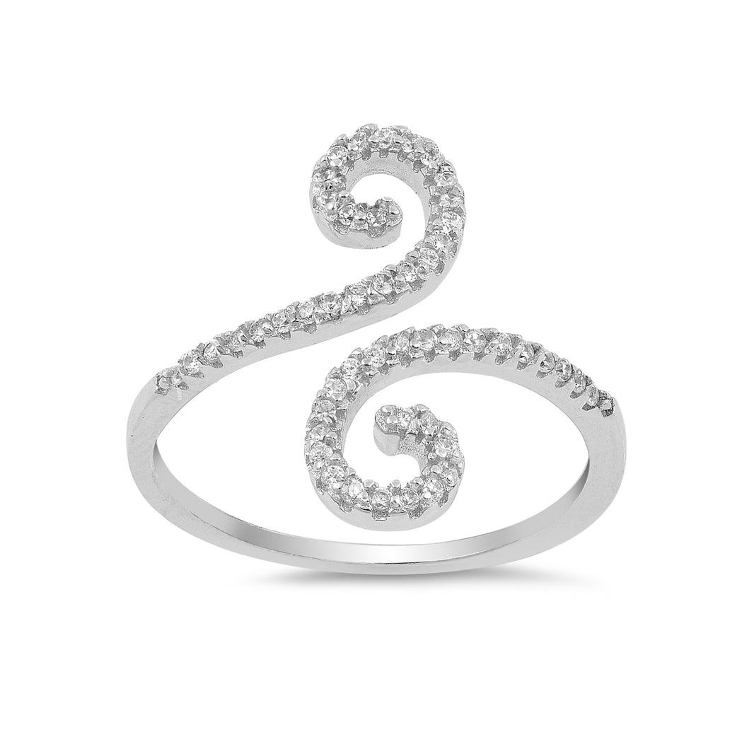 Silver CZ Ring