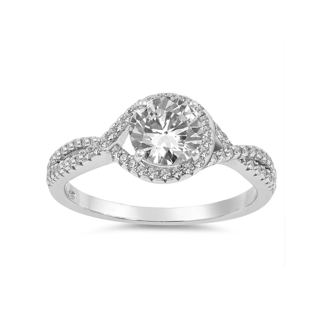 Silver CZ Ring