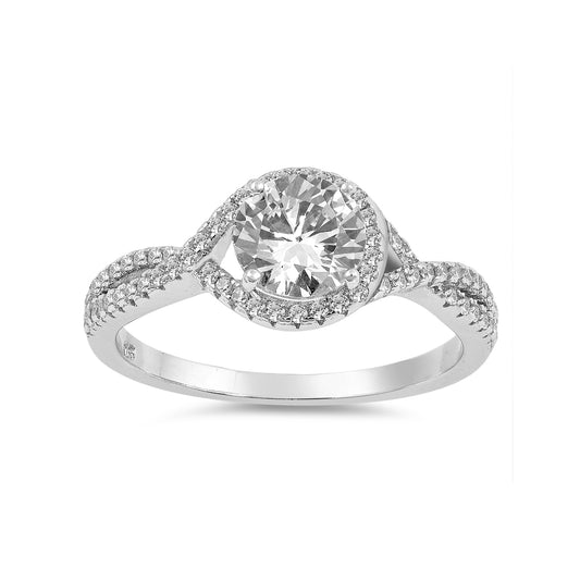 Silver CZ Ring