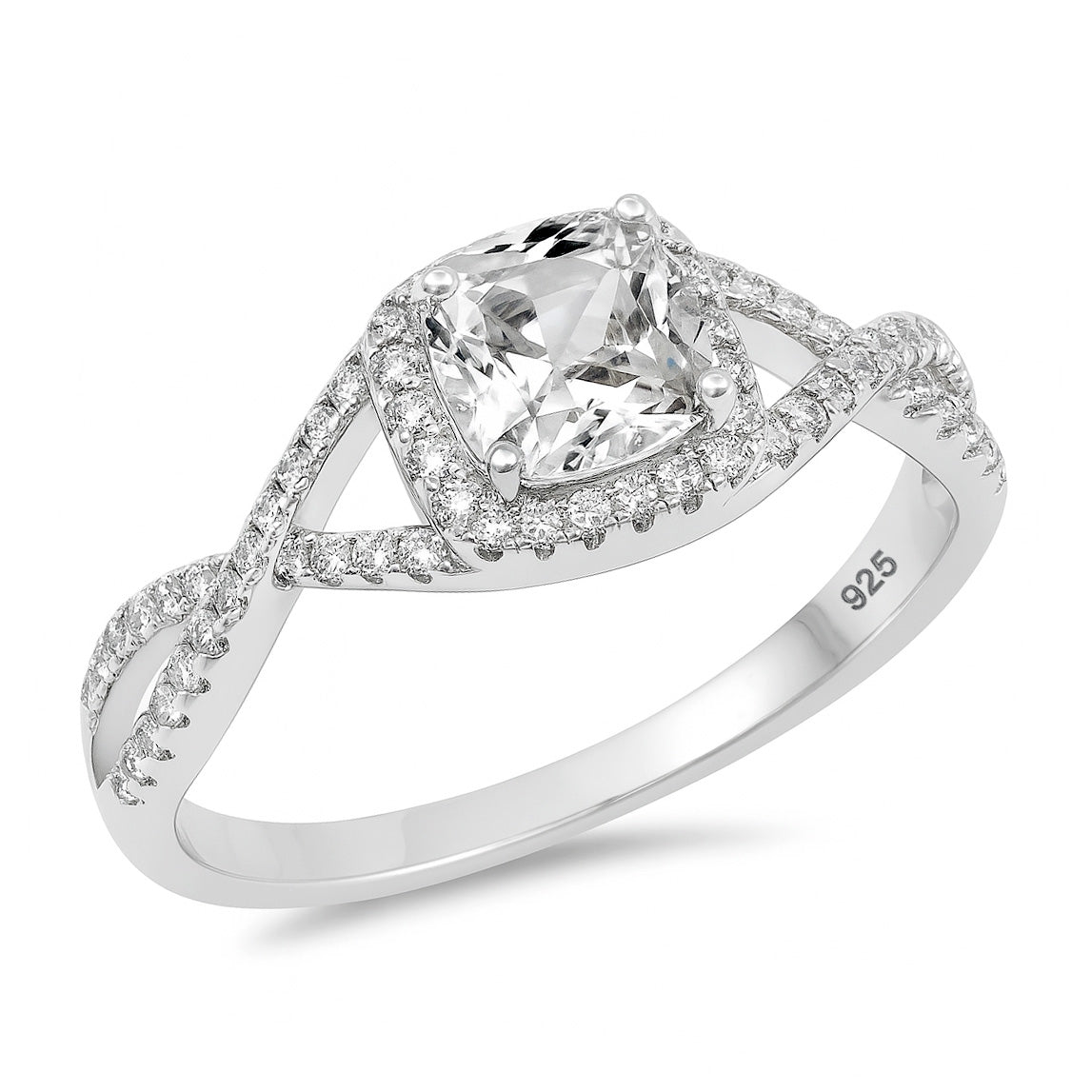 Silver CZ Ring