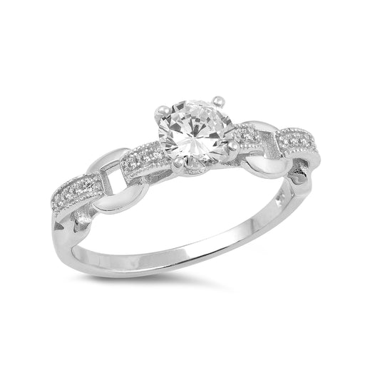 Silver CZ Ring