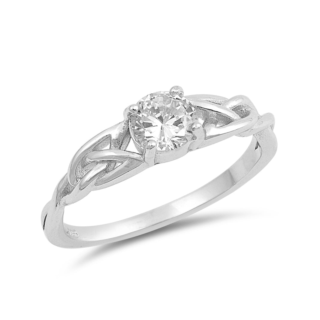 Silver Ring W/ CZ
