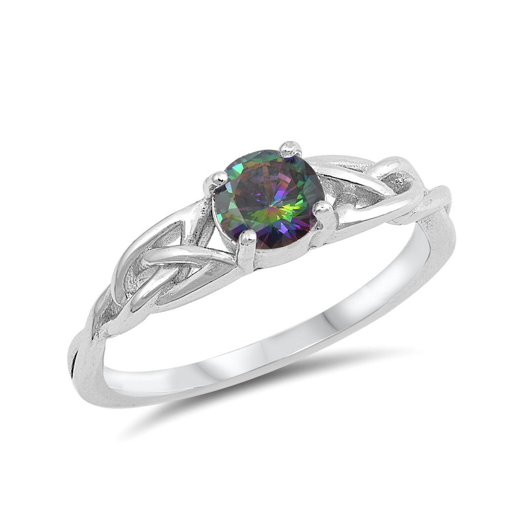 Silver Ring W/ CZ