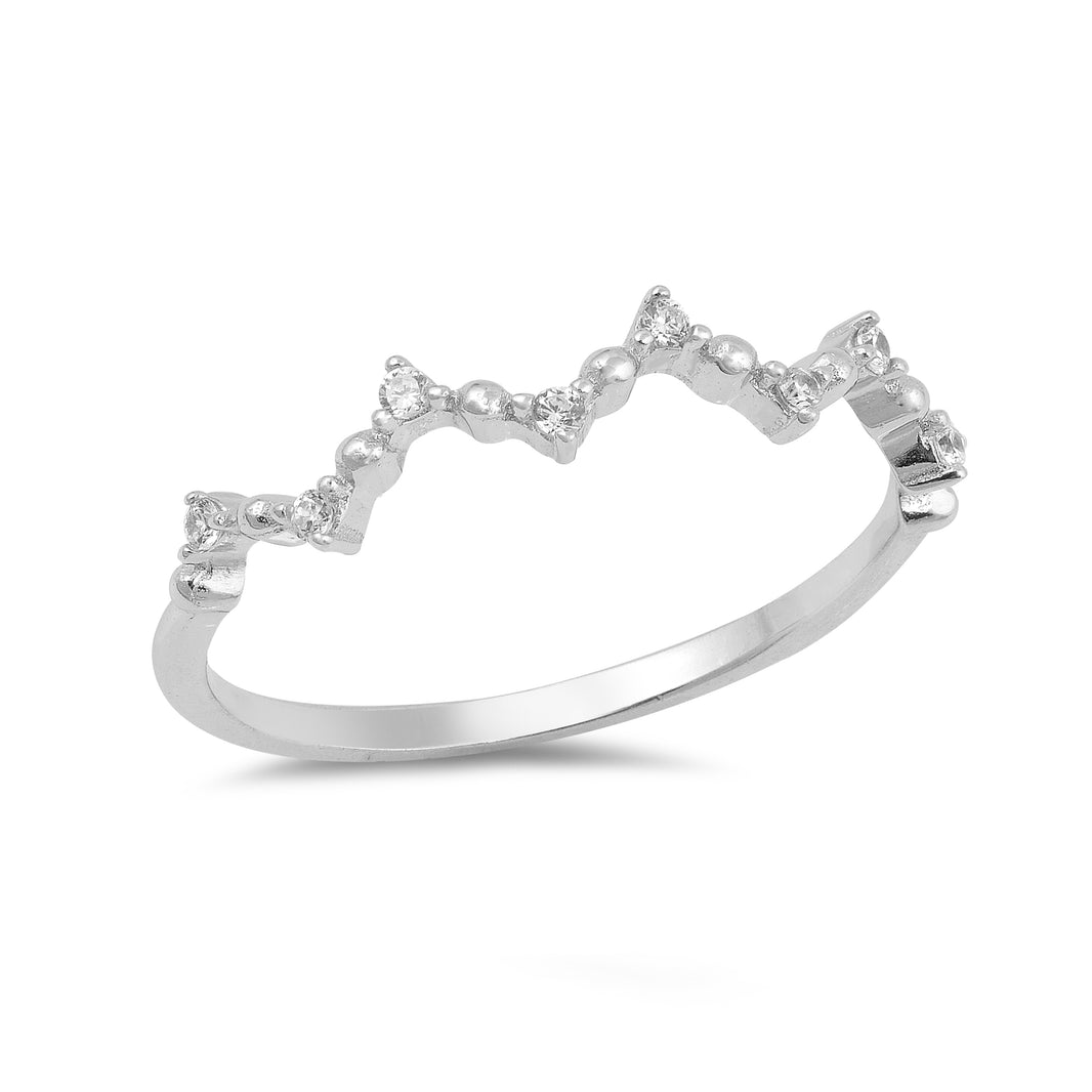 Silver CZ Ring