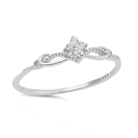 Silver CZ Ring