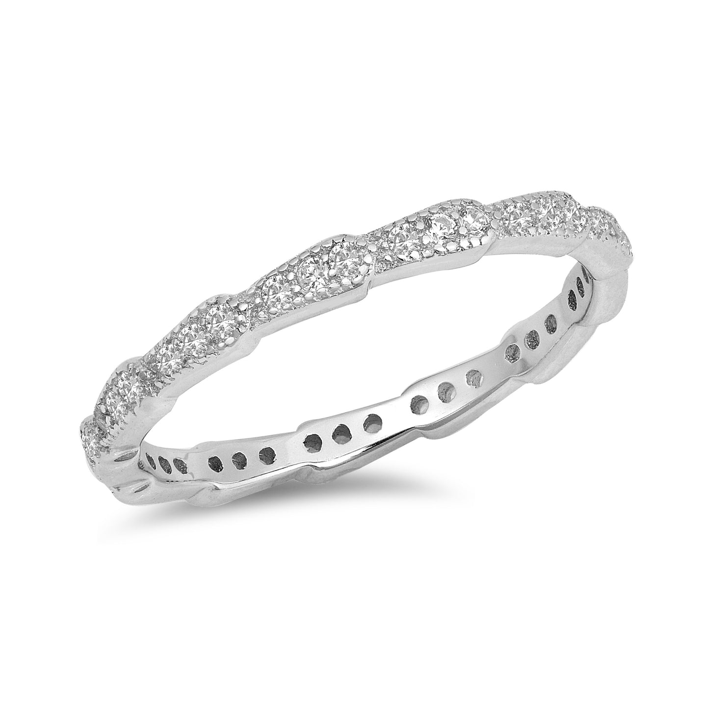 Silver CZ Ring