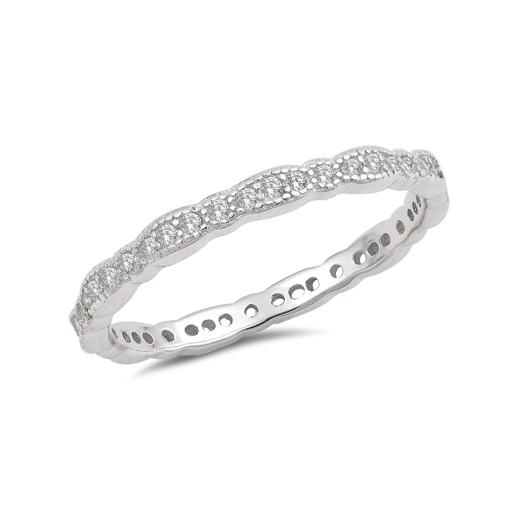 Silver CZ Ring