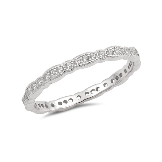 Silver CZ Ring