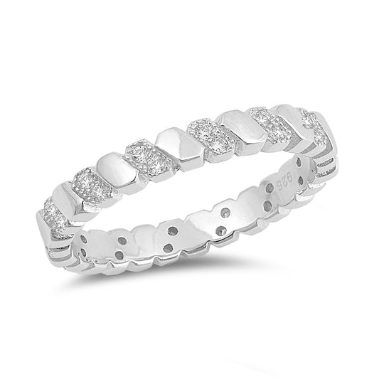 Silver Ring W/ CZ