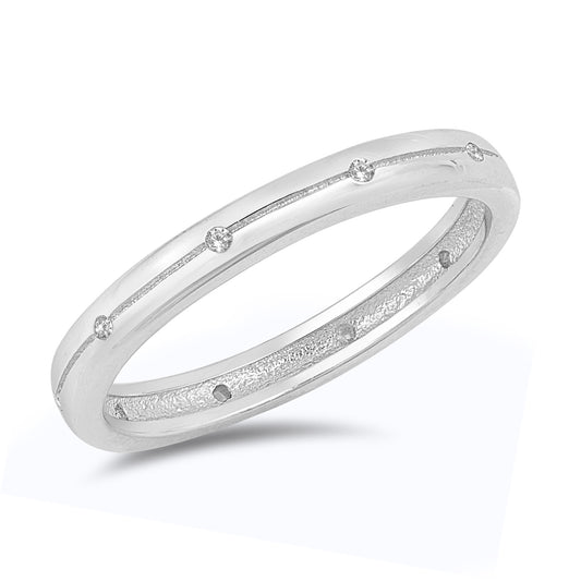 Silver Ring W/ CZ