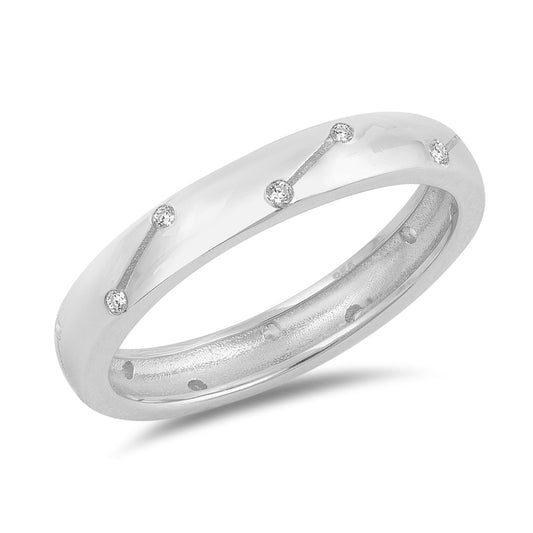Silver Ring W/ CZ