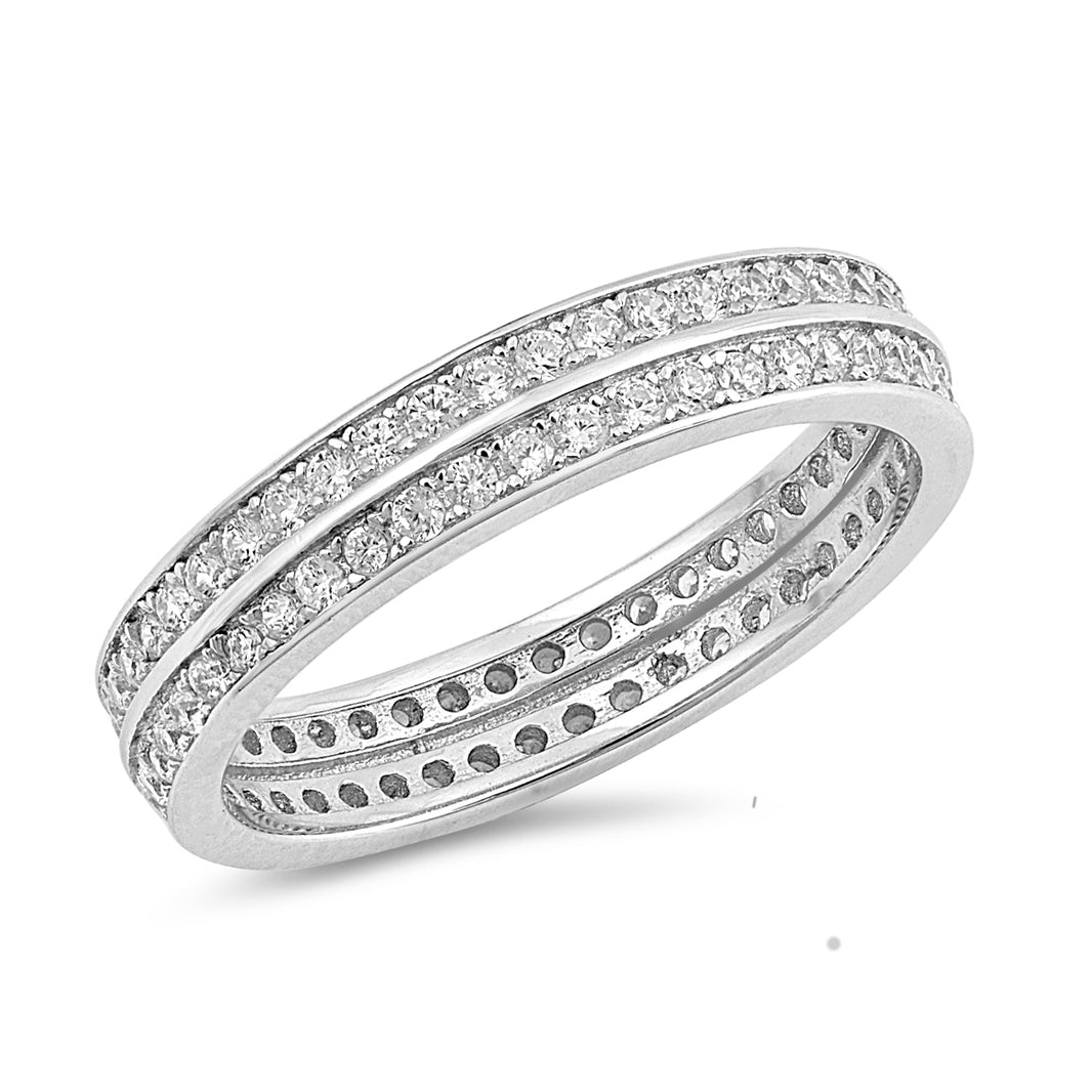 Silver Ring W/ CZ